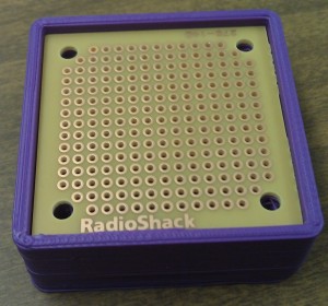 Model500Perf Model 500 Adapter with perfboard